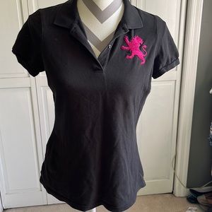 Collared black express T